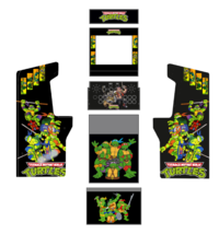 Arcade1up Legacy,Arcade 1up TMNT Black arcade design Artwork Vinyl Graphic - £54.01 GBP+