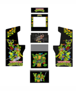 Arcade1up Legacy,Arcade 1up TMNT Black arcade design Artwork Vinyl Graphic - €57,43 EUR+
