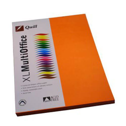 Quill Multioffice Paper 100pk 80gsm (A4) - Orange - $35.62
