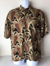 Munsingwear  Mens Button Up Shirt Large Short Sleeve - £8.69 GBP