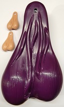 Purple Combo of One 8&quot; Tall Truck Nuts and TWO of the 2&quot; Tall Flesh Truc... - $19.95