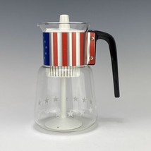 1976 BICENTENNIAL CORY GLASS COFFEE PERCOLATOR American  - £48.99 GBP