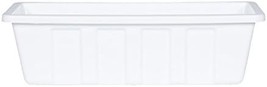 White, 18-Inch Novelty 2182 Poly-Pro Plastic Flower Box Planter. - $43.95