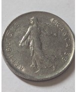 1971 France 5 Franc signature &quot;O. Roty&quot; Standard Circulation Coin - €2,52 EUR