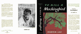 Harper Lee -To Kill A Mockingbird  dust jacket replication for the 1st ed. book - £16.85 GBP