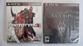 2 Count PS3 Prototype 2 Activision The Glder Scrolls V SKYRIM Bethesda games - £10.43 GBP