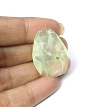 CERTIFIED 28.13Ct Natural Prehnite Fancy Checker Cut Gemstone - £24.95 GBP