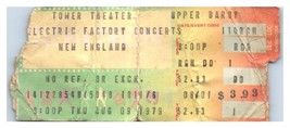 New England Ticket Stub August 9 1979 Philadelphia Pennsylvania - £53.14 GBP