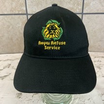 Royal Refuse Service Ball Cap Hat Black Adjustable Strap Back Vented Lion - $11.88
