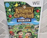 Nintendo Wii 2008 Animal Crossing City Folk Complete With Manual Tested - $21.73