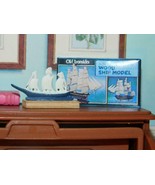 Wood Ship Model Dollhouse Miniature Sail Ship Model VERY RARE Sail Boat Lot - £11.63 GBP