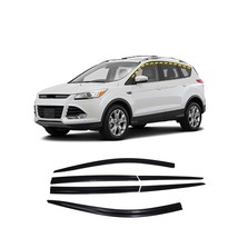 Rain Guards for Ford Escape 2013-2019 (6PCs) Smoke Tinted Tape-On Style - £105.05 GBP