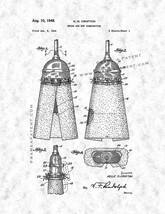 Broom and Mop Combination Patent Print - Gunmetal - £6.35 GBP+