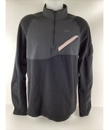 Nike Sweater Adult Large Black Therma Fit Sweatshirt 1/4 Zip Pullover Fl... - $866.03 MXN