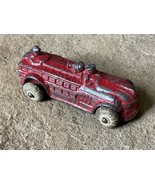 Vintage 30’s Barclay Slush Cast Fire Engine Ladder Truck w/Rubber Wheels 3” - €30,04 EUR