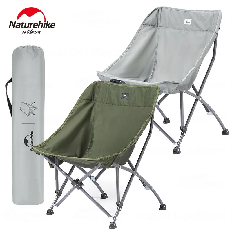 Naturehike Outdoor Folding Moon Chair Portable Fishing Seat Camping Tourist - £121.45 GBP