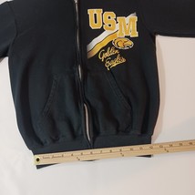 Champion USM GOLDEN EAGLES Men's Black Cotton Blend Full Zip Jacket Size XS image 12