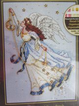 Gold Petite Twilight Angel Counted Cross Stitch Kit-5x7 16 Count - £6.28 GBP