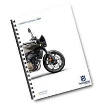 HUSQVARNA 2024 - SVARTPILEN 250 US - OWNERS MANUAL - REPRINTED COMB BOUND - $25.14