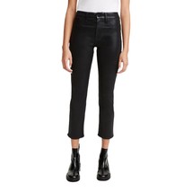 JEN7 By 7 For All Mankind Coated Ankle Straight Leg Jeans In Black Size ... - £27.65 GBP