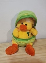 Plushland Easter Duck Harry III Zippered Egg Plush Toy Animal 8&quot; March of Dimes - £9.45 GBP