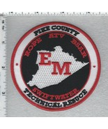 Pike County Technical Rescue (Kentucky) Spelling Error Shoulder Patch - $34.41 CAD