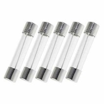 Pack of 5, 6X30mm (1/4 inch x 1-1/4 inch) AGC 100mA 250v Glass Fuses Fas... - £14.83 GBP