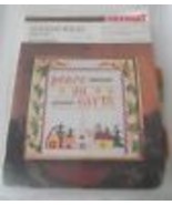 Vintage BERNAT Peace on Earth Cross Stitch Kit Holiday Ideas 1981 18x18 ... - £12.05 GBP