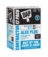 12-Pack DAP Alex Plus Acrylic Latex Caulk Plus Silicone Interior Exterio... - $43.35