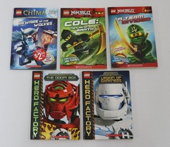 Lot of 7 Stories In 5 Books Lego Ninjago, Chima &amp; Hero Factory - £7.97 GBP