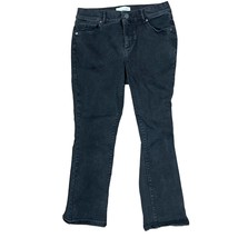 Loft Ann Taylor Denim Curvy Bootcut Jeans Black Women Size 4 Mid-Rise Stretch - £15.81 GBP