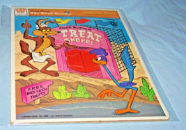 1980 Western Frame-Tray Puzzle-Warner Bros-Beep, Beep-Roadrunner, Coyote - $183.28 MXN
