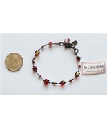 Dabby Reid Swarovski Crystal Red Velvet Hematite-Plated Heidi Bracelet H... - £13.32 GBP