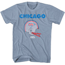USFL Chicago Blitz Football Helmet Men&#39;s T Shirt - £19.29 GBP+