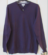 Jack Stone by Thomas Dean Merino Wool Sweater Purple Men&#39;s Sz XXL NWT MS... - $461.01 MXN