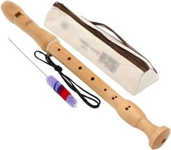 8-Hole Wooden Professional Playing Flute Instrument, Beginner, And Lanyard. - $39.93