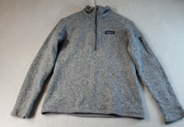 Patagonia Sweatshirt Womens Size Small Gary 100% Polyester Long Sleeve 1/4 Zip - £47.84 GBP
