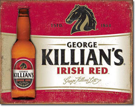George Killian&#39;s Irish Red Lager Beer Beers Alcohol Humor Metal Sign - $20.95