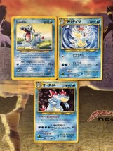 Y2K Pokemon Cards Neo Genisis Totodile Croconaw Holo Feraligatr Lot Of 3 - £23.11 GBP