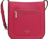 NWB Kate Spade Leila Dark Pink Leather Top Zip Crossbody WKR00454 Gift B... - $102.95