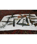 lot 8 vintage military model aircraft plane ww2 ww1 world war 1 2 For Pa... - $189.52 CAD