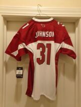 DAVID JOHNSON "NFL" Arizona Cardinal Screen White Jersey Size (Youth L) ... - $18.80