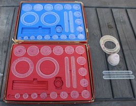 2 Vintage Kenner SPIROGRAPH Drawing Sets Toy  + Extra Gears - £19.65 GBP
