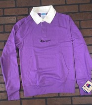 Champion Violeta Rugby Camisa Manga Larga ~ Nuevo ~ S - $44.19+