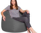 Posh Beanbags Bean Bag Chair, X-Large-48In, Heather Gray - $119.99