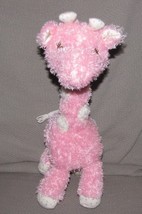 13&quot; HALLMARK PINK POLKA DOTS BABY GIRAFFE STUFFED ANIMAL PLUSH TOY LOVEY... - £39.56 GBP