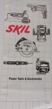 Vintage Skil Power Tools &amp; Accessories Fold-Out Pamphlet 1980s - £3.15 GBP