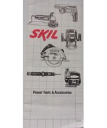 Vintage Skil Power Tools &amp; Accessories Fold-Out Pamphlet 1980s - $5.47 CAD