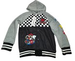 NWT Nintendo Mario Kart Boys Kids Snap Jacket Hoodie Size 5/6 - £19.42 GBP