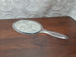 Vintage Jewelite Clear Two-Sided Hand Mirror Vanity - £6.86 GBP